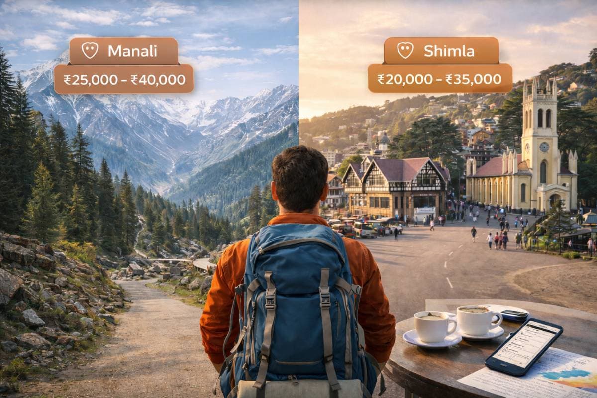 Manali vs Shimla Trip Cost: Which Destination Is Cheaper?
