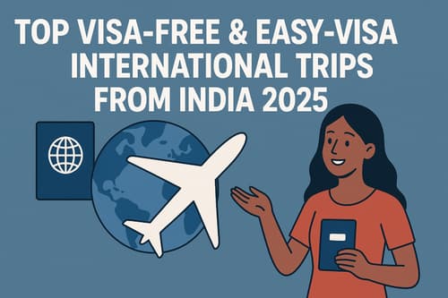 Top Visa-Free & Easy-Visa International Trips from India 2025